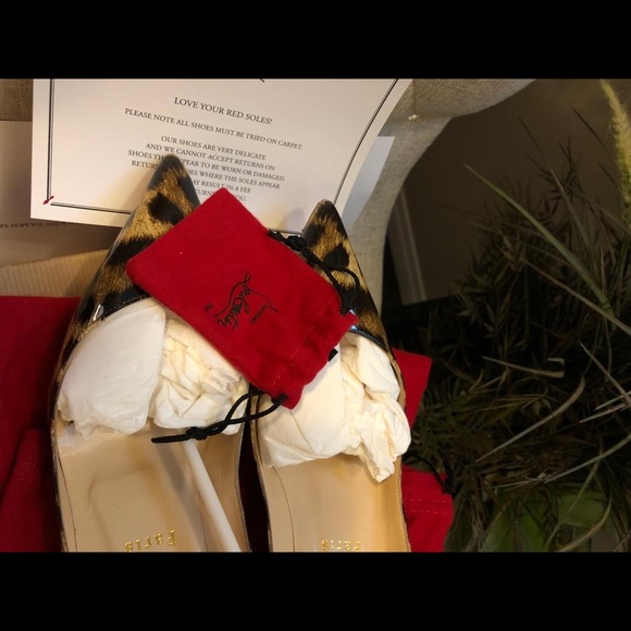 CHRISTIAN LOUBOUTIN Rocket 45 Patent Leopardino - Picture 5 of 14